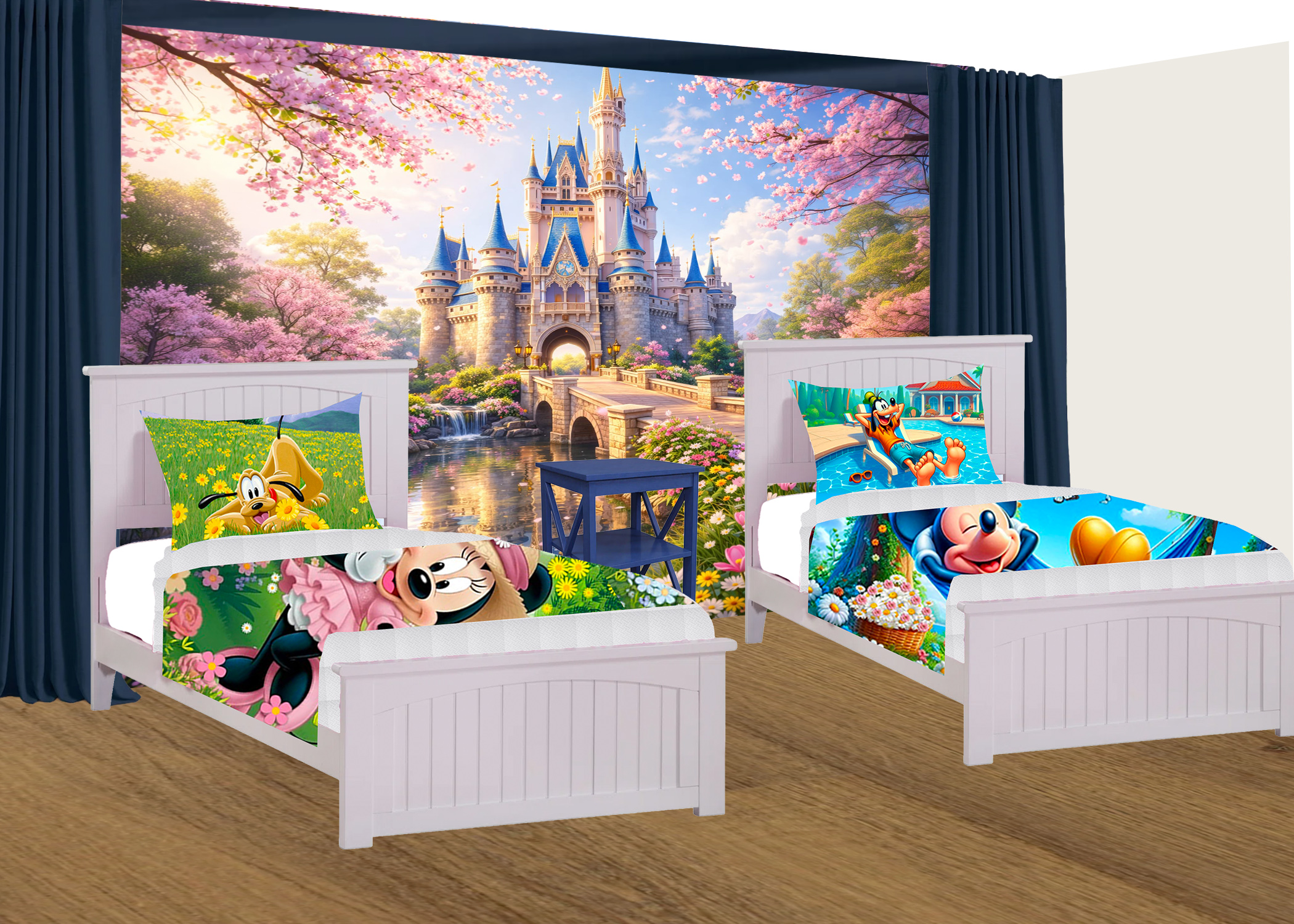 minnie mickey bedroom